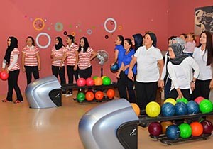 Kadınlar Bowling Turnuvası nda yarıştı